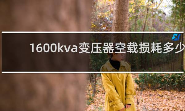 1600kva变压器空载损耗多少