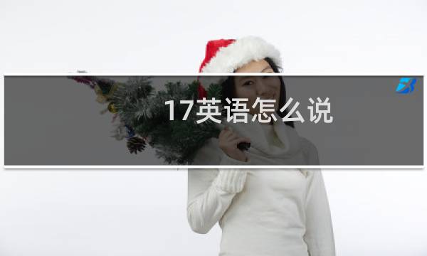 17英语怎么说