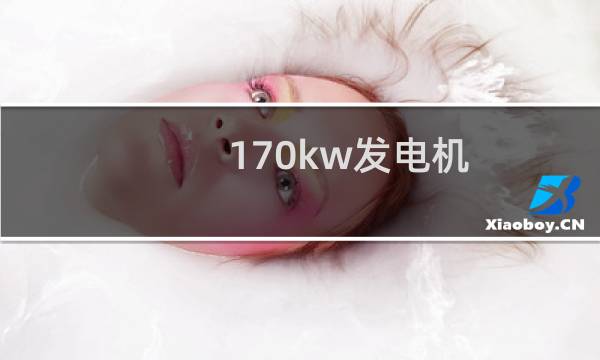 170kw发电机图片