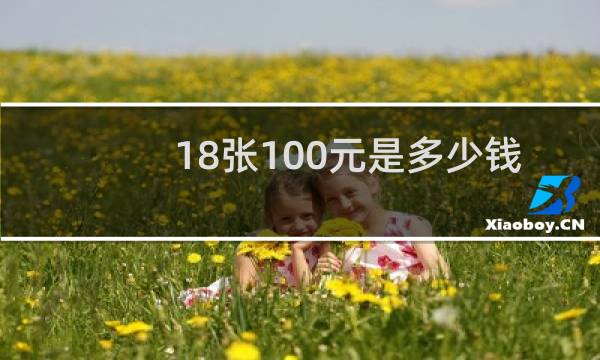 18张100元是多少钱