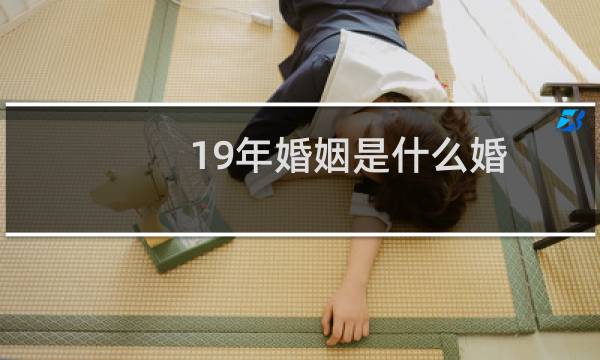 19年婚姻是什么婚