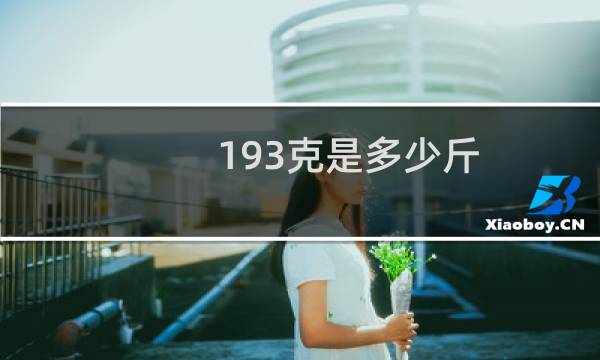 193克是多少斤
