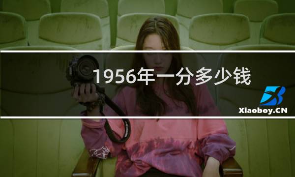 1956年一分多少钱