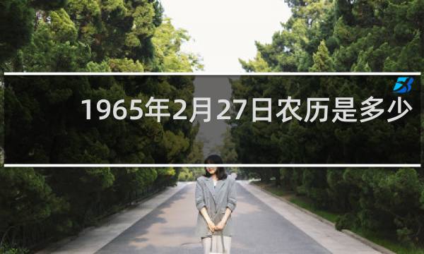 1965年2月27日农历是多少
