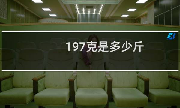197克是多少斤