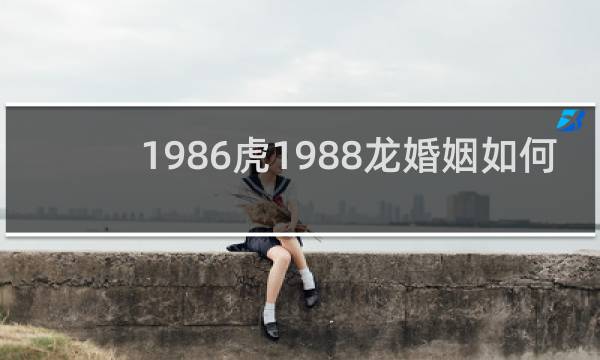 1986虎1988龙婚姻如何