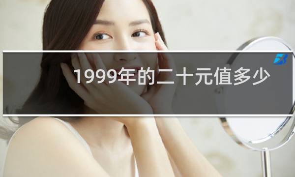 1999年的二十元值多少