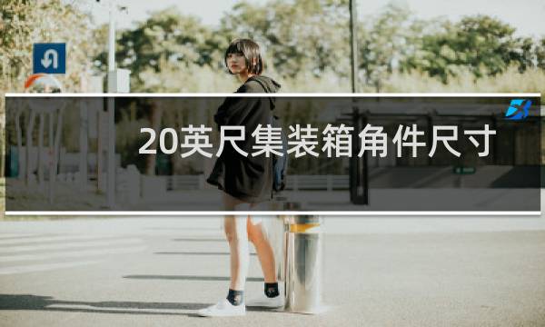 20英尺集装箱角件尺寸