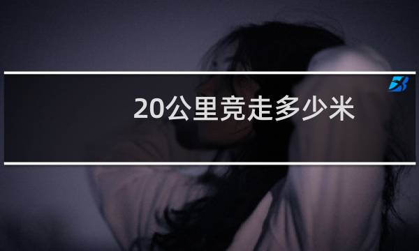 20公里竞走多少米