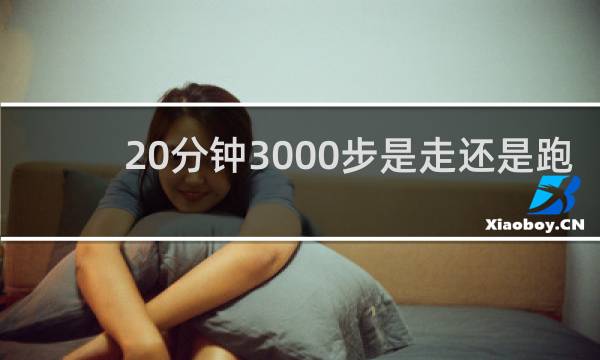 20分钟3000步是走还是跑