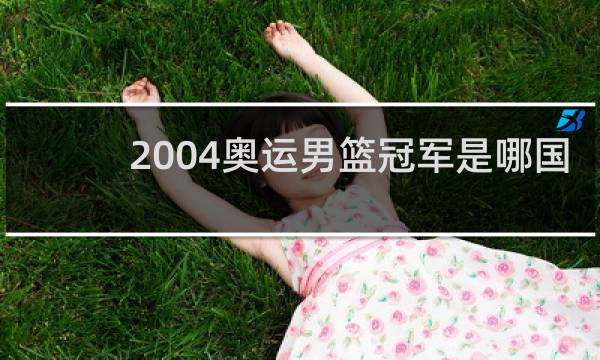 2004奥运男篮冠军是哪国