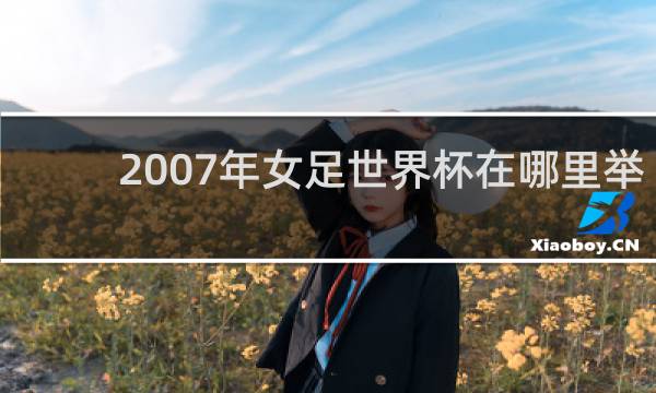 2007年女足世界杯在哪里举行