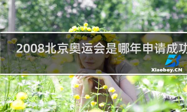 2008北京奥运会是哪年申请成功的