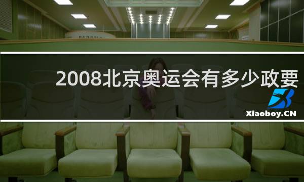 2008北京奥运会有多少政要参加
