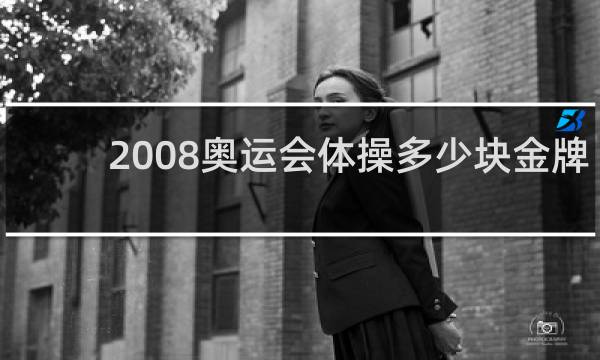 2008奥运会体操多少块金牌