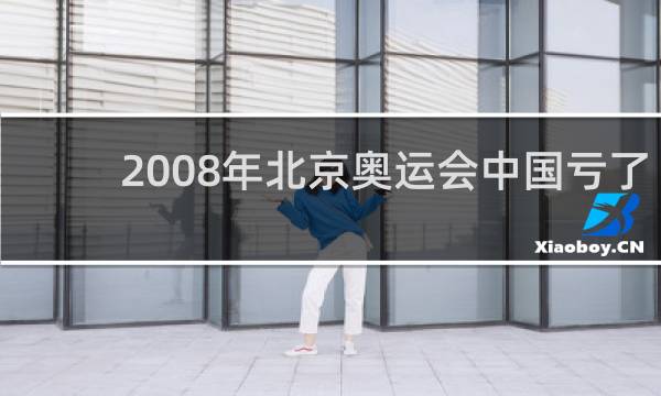 2008年北京奥运会中国亏了多少钱