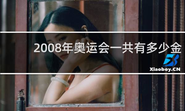 2008年奥运会一共有多少金牌