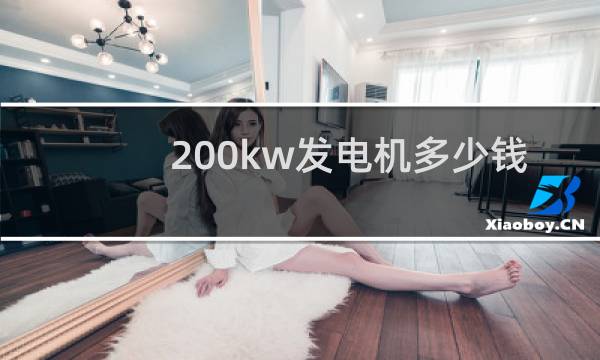 200kw发电机多少钱
