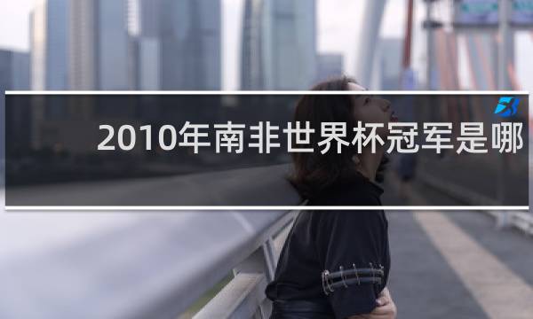 2010年南非世界杯冠军是哪个国家
