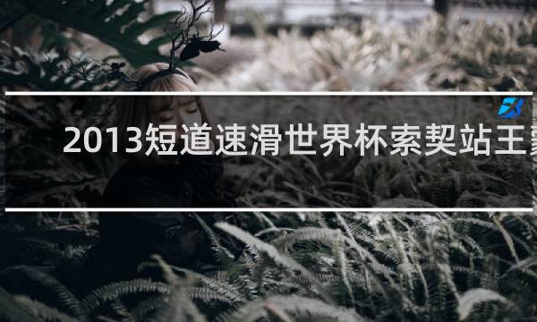 2013短道速滑世界杯索契站王蒙