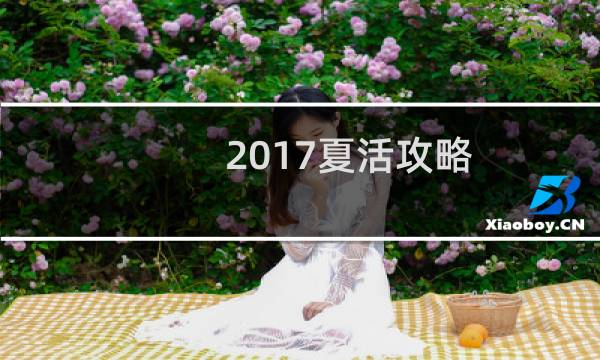 2017夏活攻略