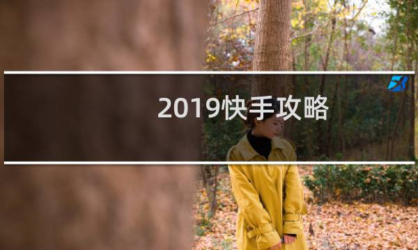 2019快手攻略