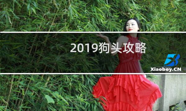 2019狗头攻略