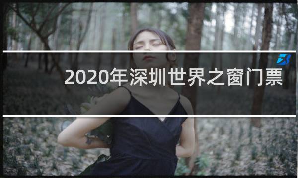 2020年深圳世界之窗門票