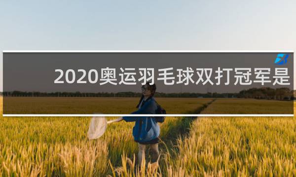 2020奥运羽毛球双打冠军是谁