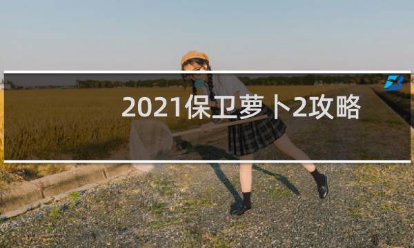 2021保卫萝卜2攻略