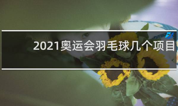 2021奥运会羽毛球几个项目
