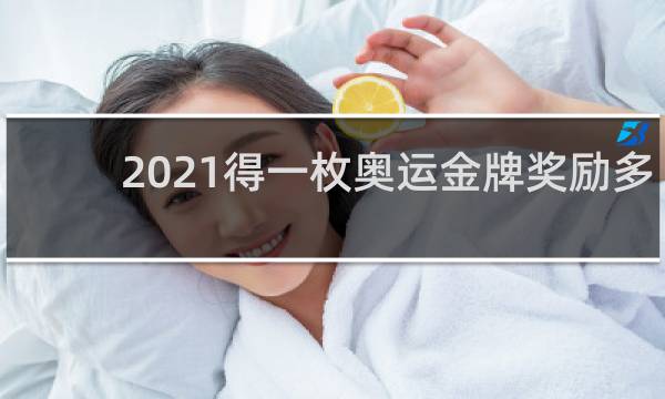 2021得一枚奥运金牌奖励多少钱