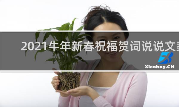 2021牛年新春祝福贺词说说文案