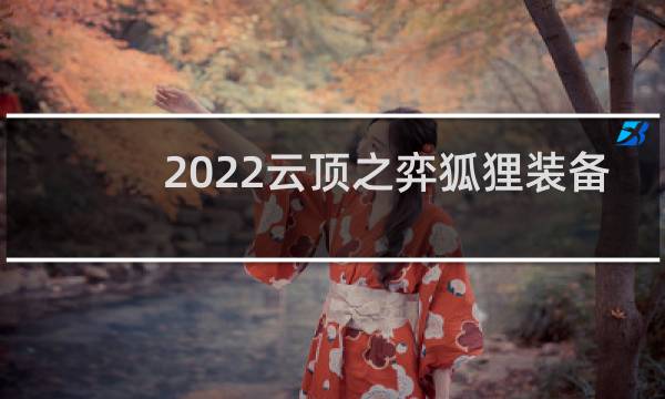 2022云顶之弈狐狸装备