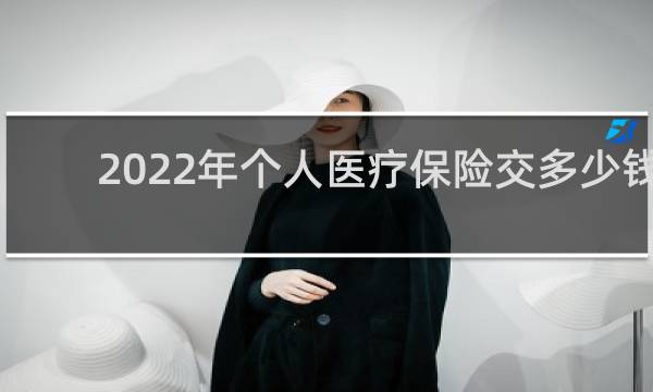 2022年个人医疗保险交多少钱