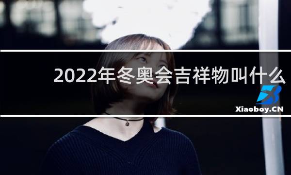 2022年冬奥会吉祥物叫什么名字