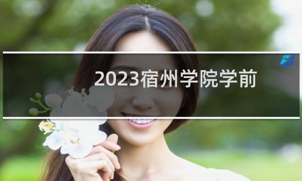 2023宿州学院学前教育(师范)各省分数线