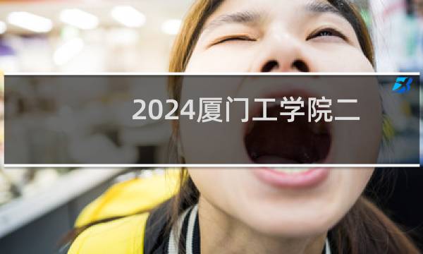 2024厦门工学院二本及预科分专业录取分数线