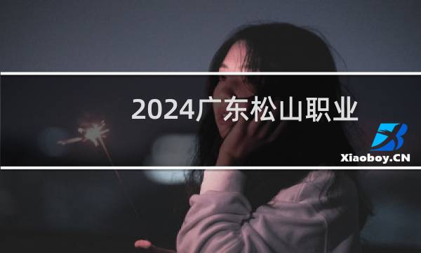 2024广东松山职业技术学院(协同培养)录取分数线
