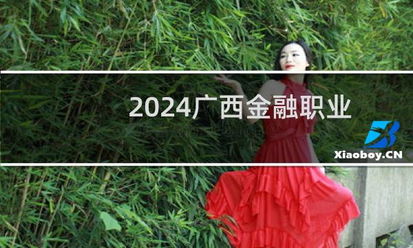 2024广西金融职业技术学院录取分数线