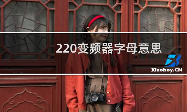 220变频器字母意思