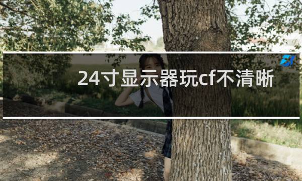 24寸显示器玩cf不清晰