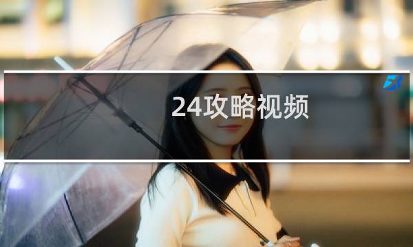 24攻略视频
