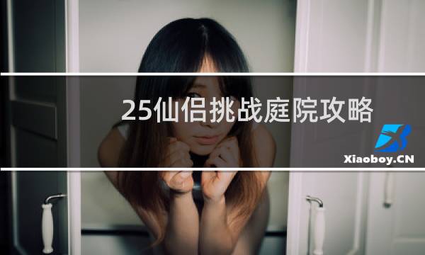 25仙侣挑战庭院攻略