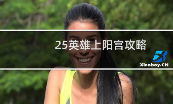 25英雄上阳宫攻略