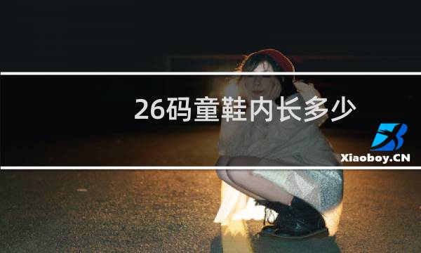 26码童鞋内长多少
