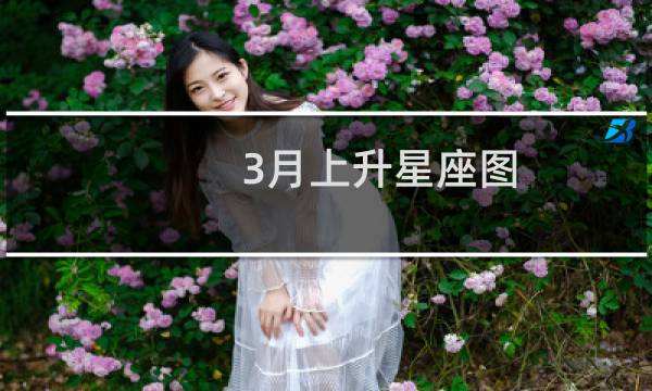 3月上升星座图
