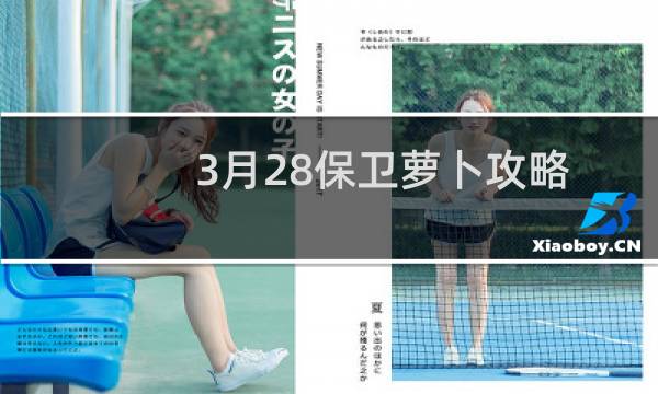 3月28保卫萝卜攻略