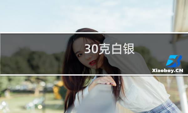 30克白银 价格是多少
