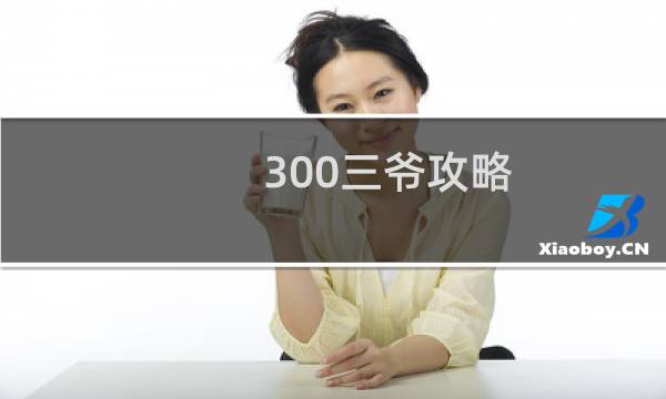 300三爷攻略
